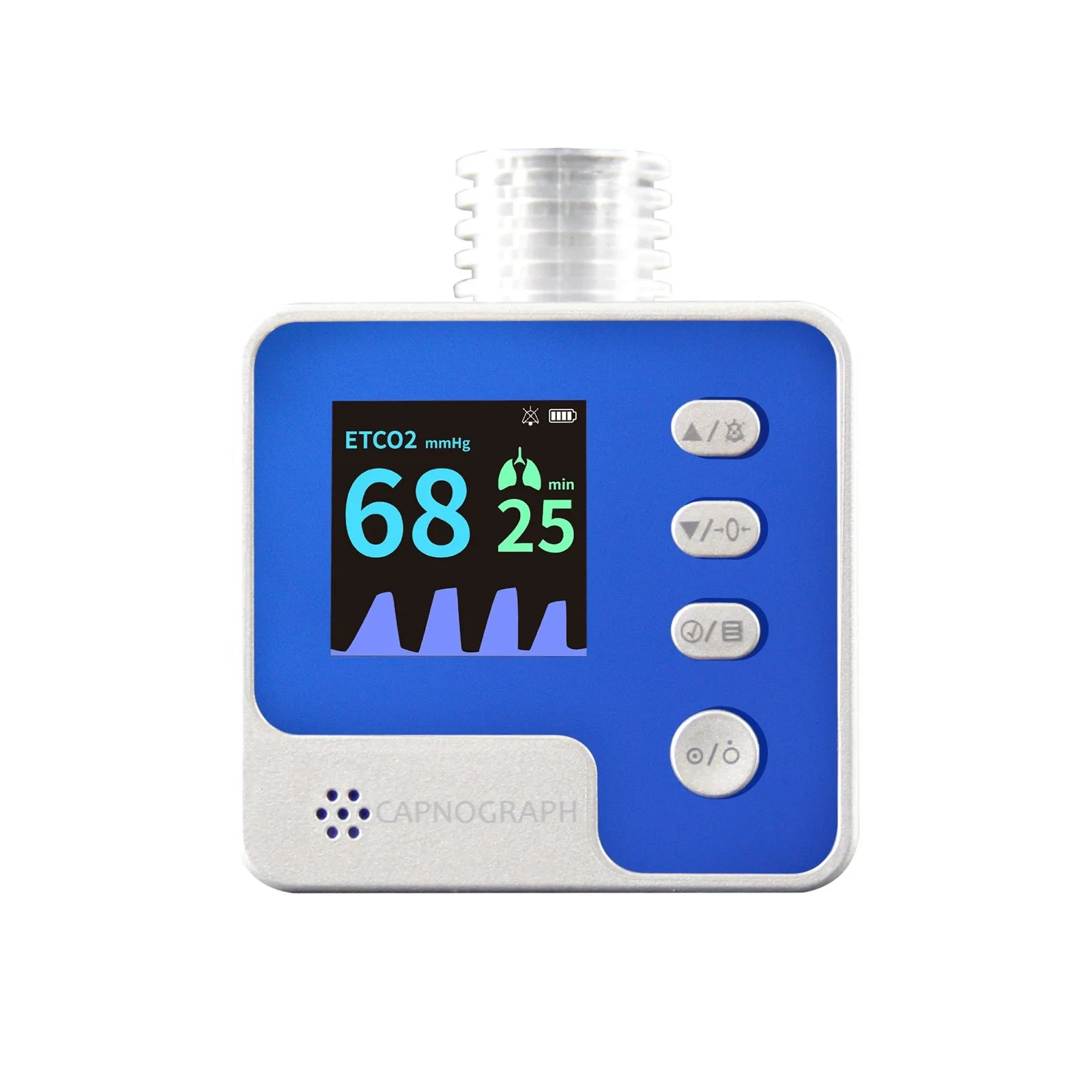 SR014 Mainstream ETCO2 Capnograph Respiration Rate End-tidal CO2 Monitor