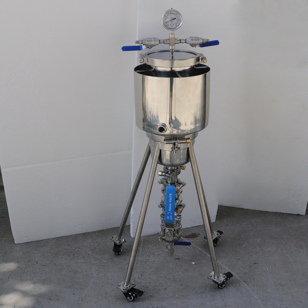 2LB Jacketed Closed Loop Extractor SS304 Lab Extraction Equipment with Bracket