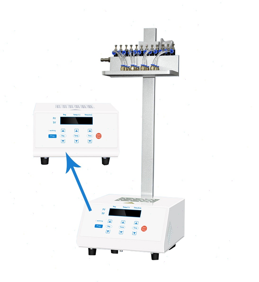 Lab Dry Nitrogen Blowdown Evaporators with Standard Module 12 Holes * 16.5mm