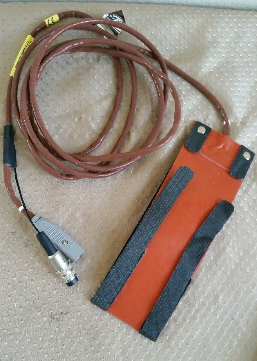 One Bio-Reactor Fermenter Vessel Heating Blank 9.5″x3″ w 9’L Connective Cable