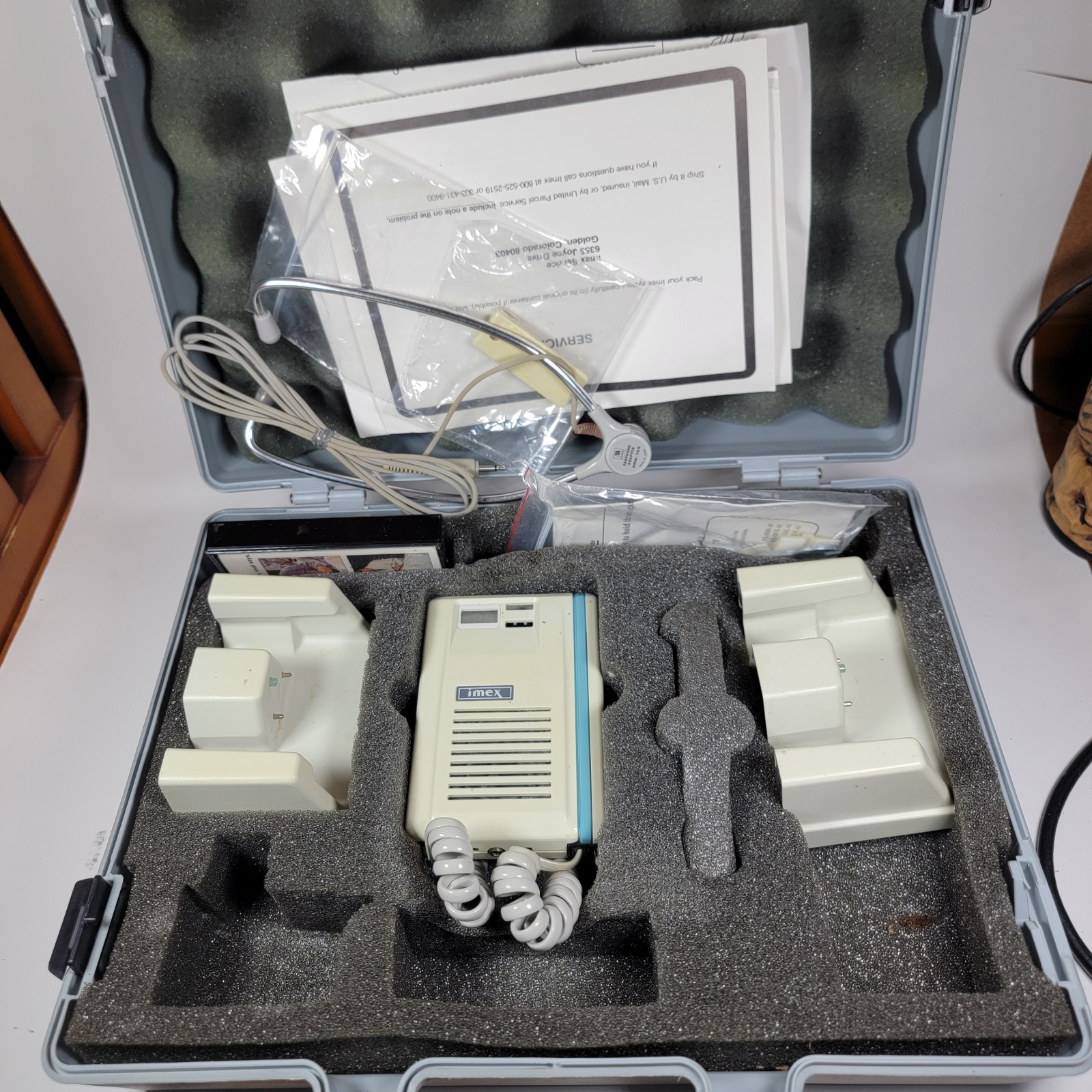 Imex 3 MHz Early Fetal Detection Pocket Dop 3 with Probe Untested