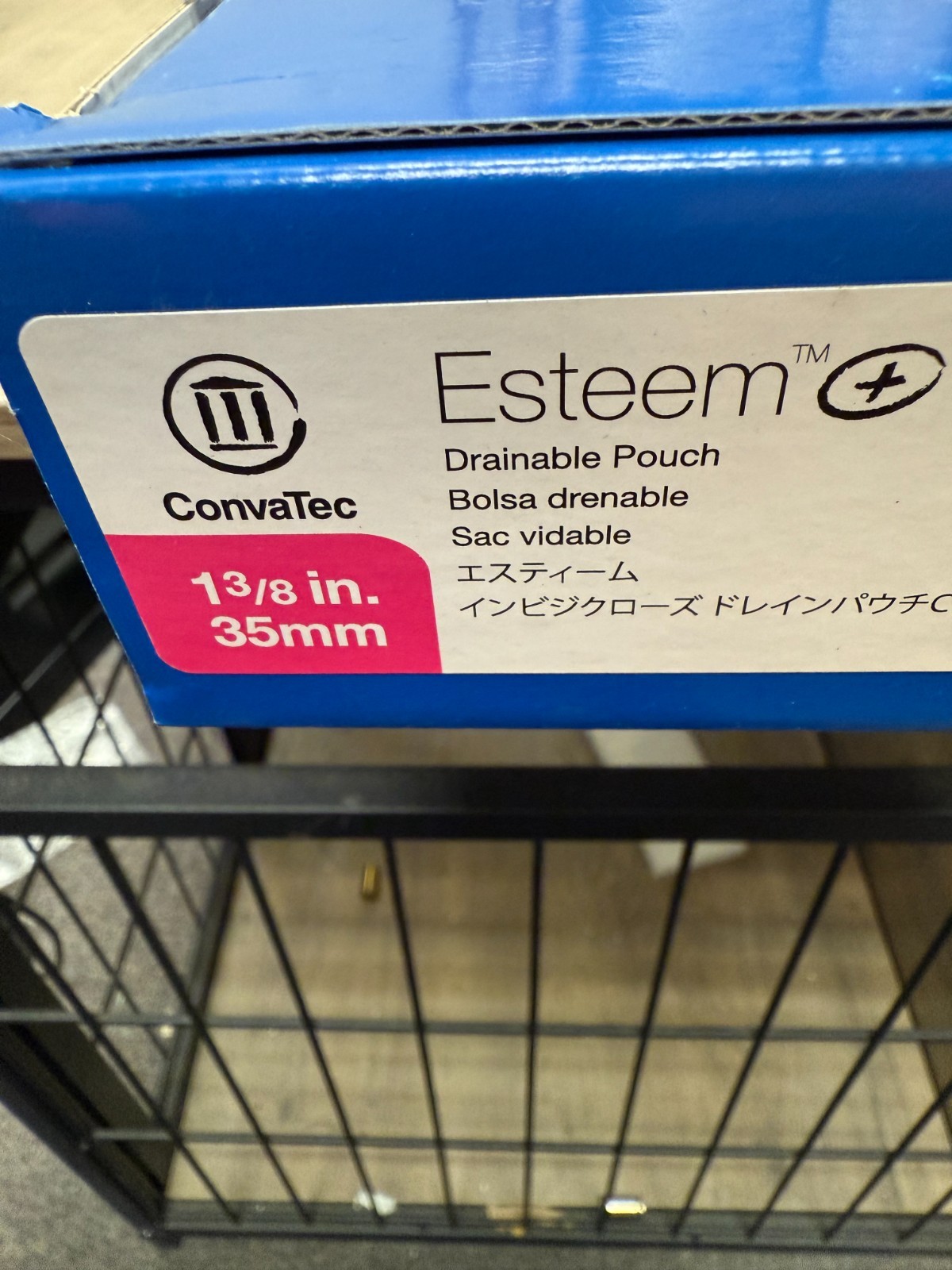 CONVATEC Esteem 416748 DRAINABLE POUCH 1 3/8″ 35MM (Box of 10) 2029 OPEN BOX