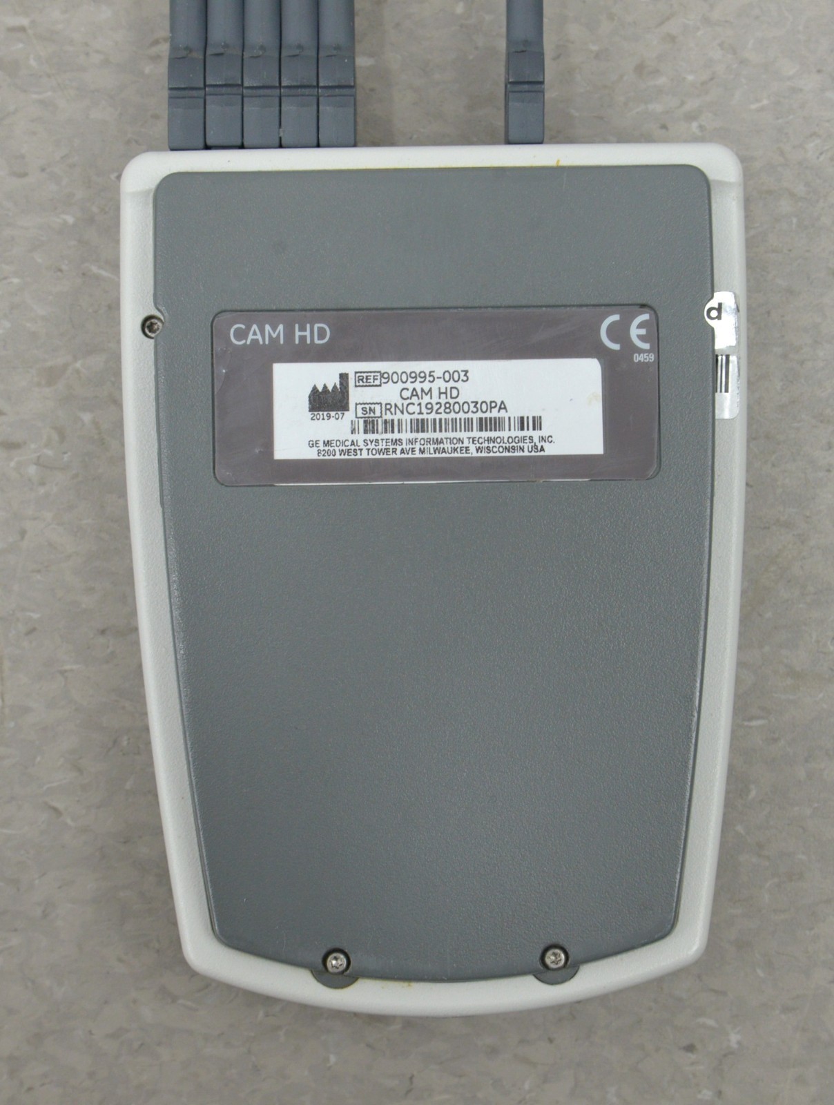 GE MAC 5500 HD Resting System W/ CAM-14 HD Acquisition Module & Barcode Scanner