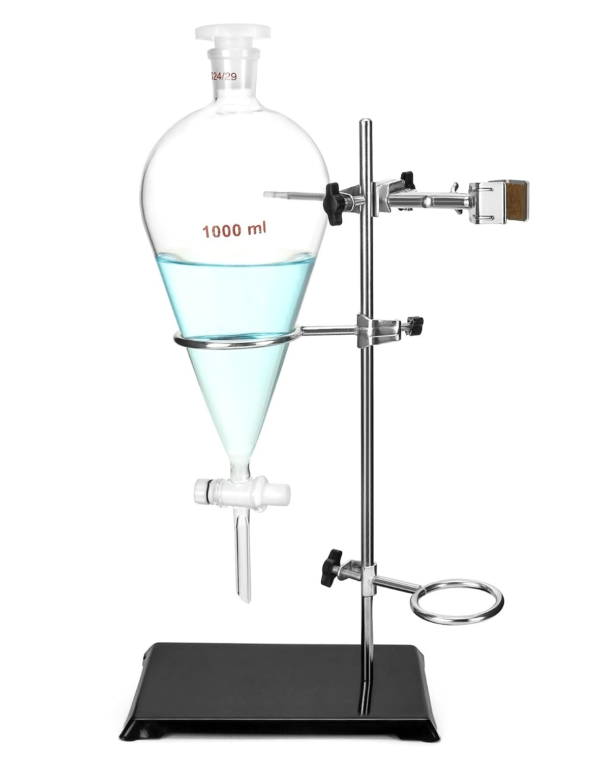 1000ml Conical Separating Funnel with PTFE Stopcock
