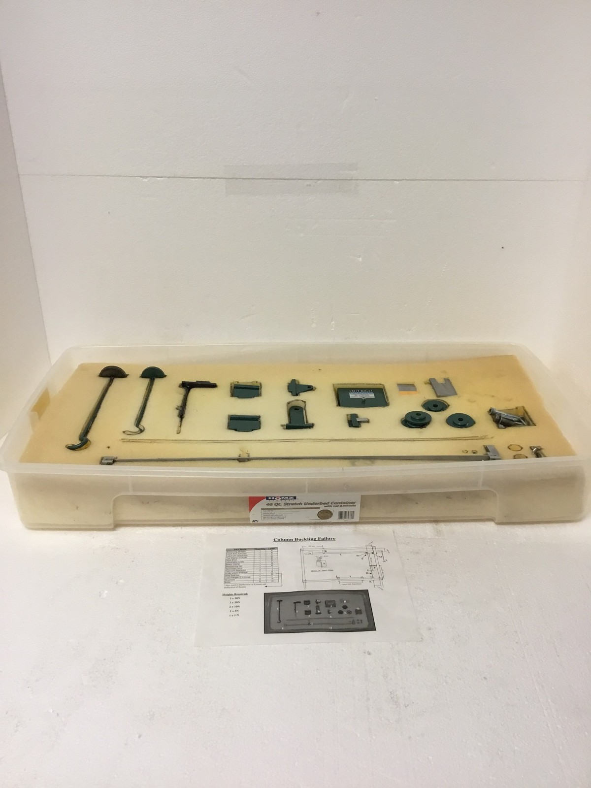 Hi-Tech Scientific HST 2/12 Column Buckling Failure Test Apparatus Lab Equipment