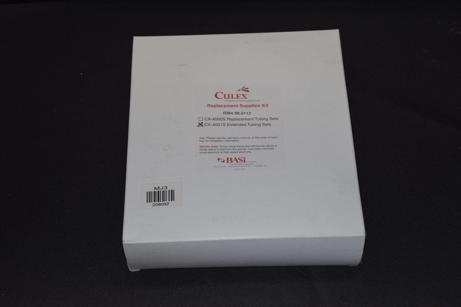 CULEX CX-4001S EXTENDED TUBING SETS (BOX OF 4) #208032-BF2