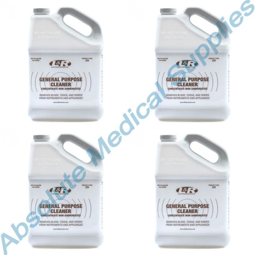 *4-Gallons* L&R Ultrasonics General Purpose Cleaner Concentrate 228
