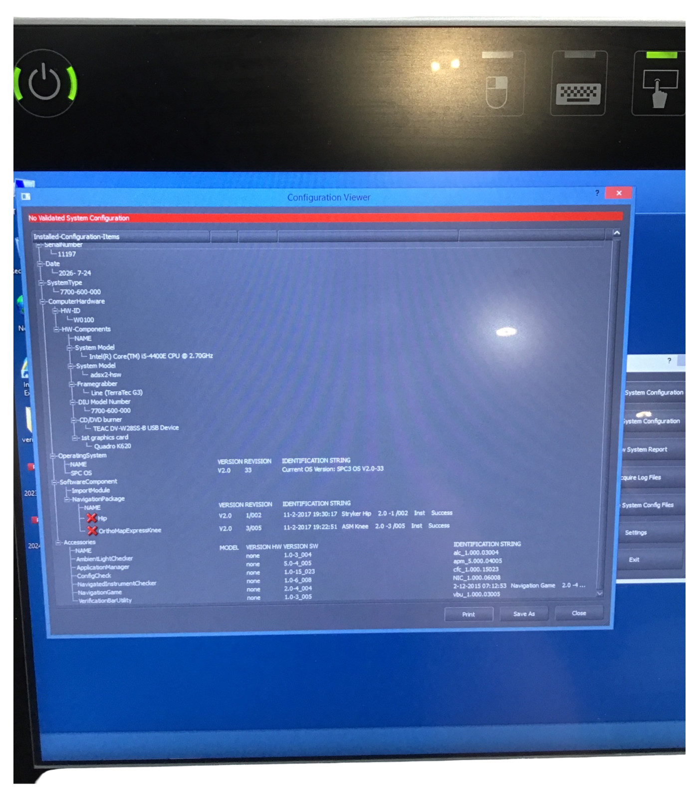 STRYKER ADAPT NAV3 SYSTEM CRANIAL ENT KNEE HIP SPINE