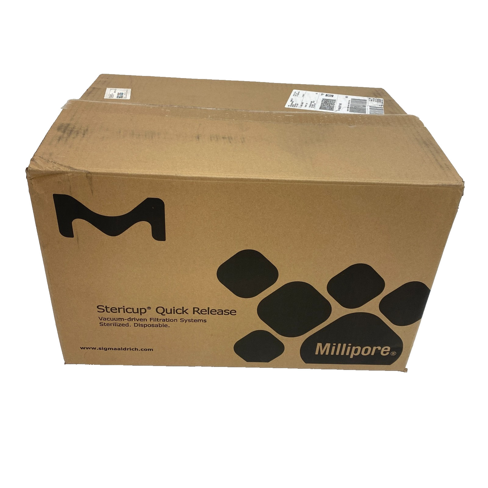Millipore S2GPU05RE Stericup Quick Release 500ml 0.22um PES Sterile 2025, 12 Pcs