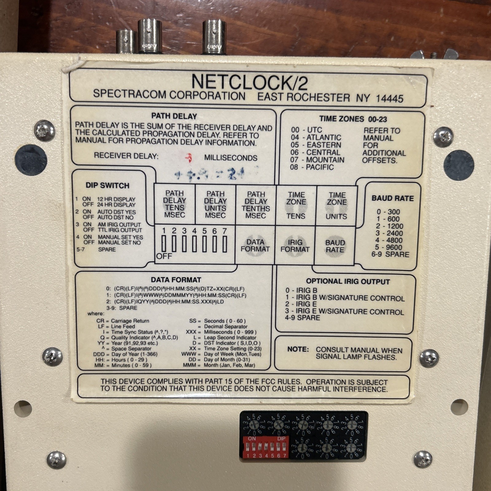 Spectracom NetClock /2 Master Clock – Set Of 2 Units Only Untested