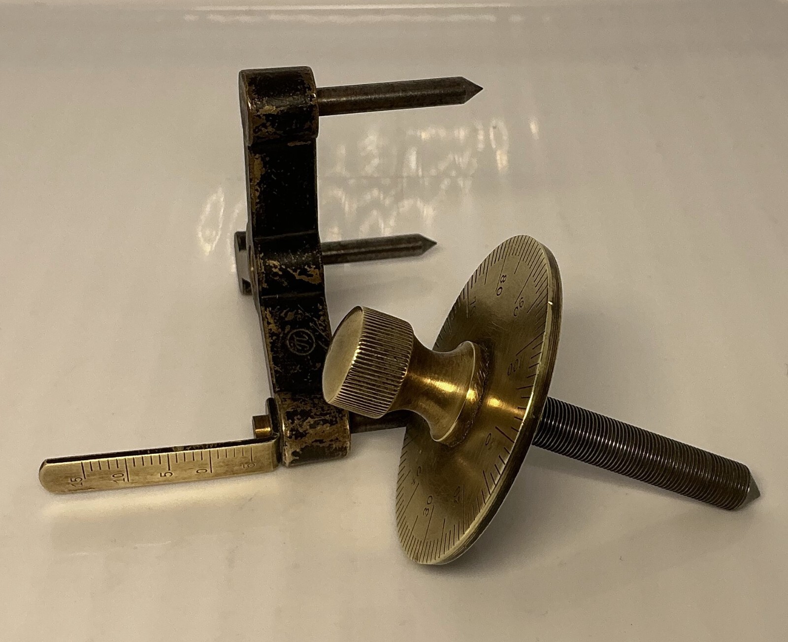 VINTAGE SPHEROMETER CENTRAL SCIENTIFIC CO. GERMANY WATCHMAKER TOOL VERY GOOD