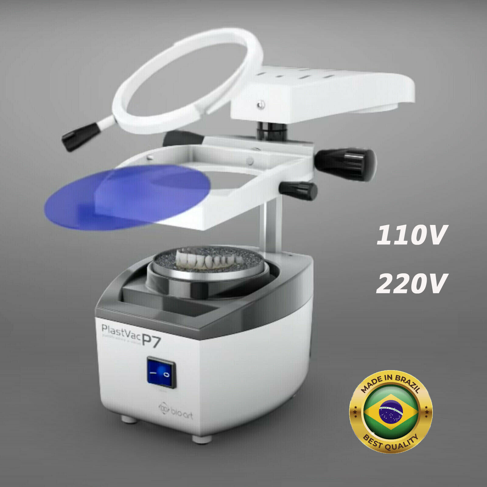Bio-Art Dental 110V 220V Vacuum Forming Machine PLASTVAC-P7 & Soft Plate