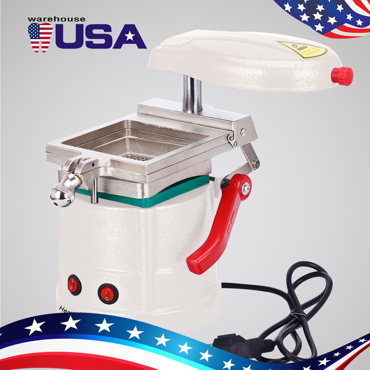 Dental Vacuum Forming Molding Former Machine Heat Thermoforming Lab Equipment
