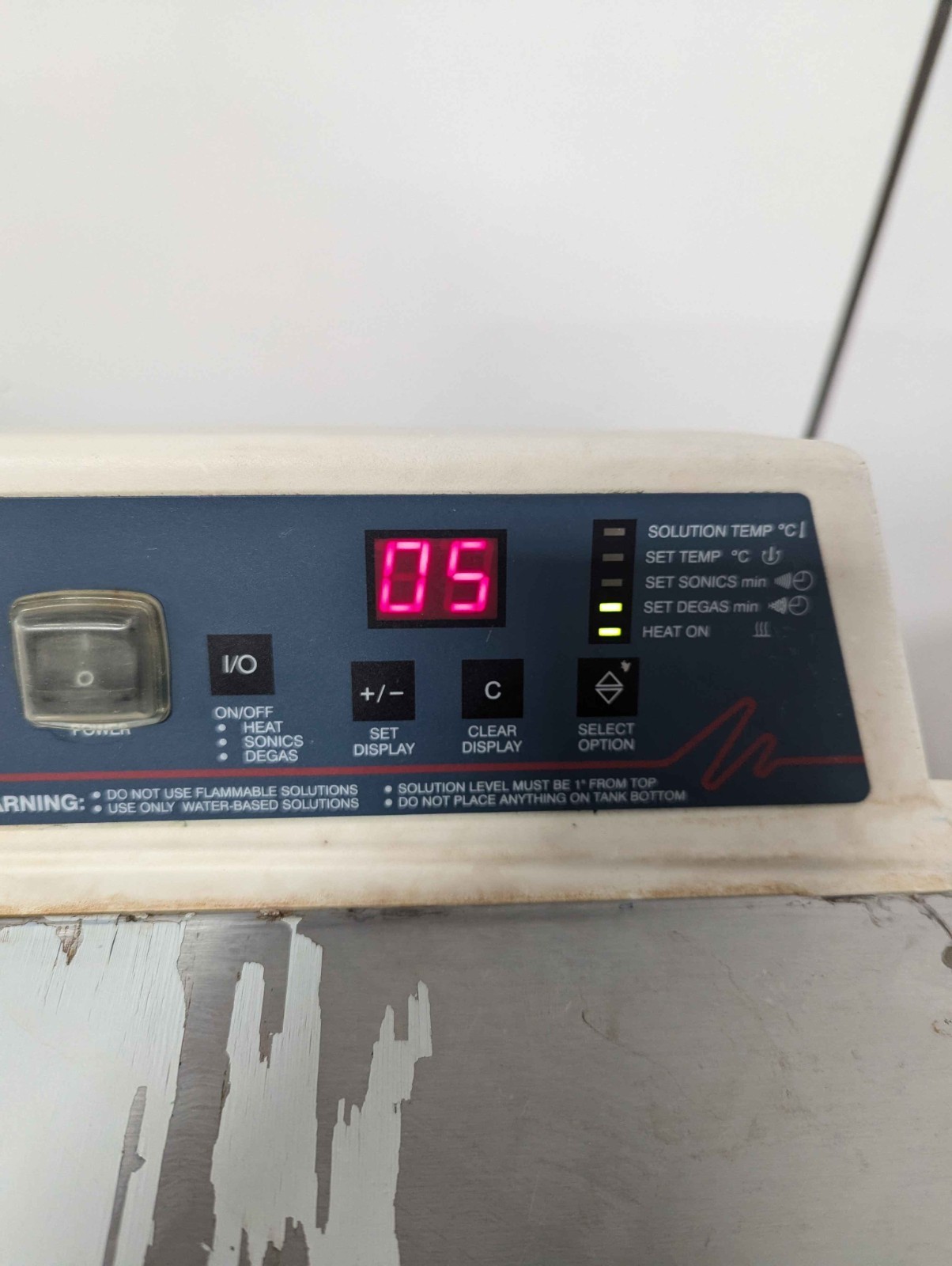 Branson Ultrasonic Bath, Model 8510R-DTH, Tested and Works!