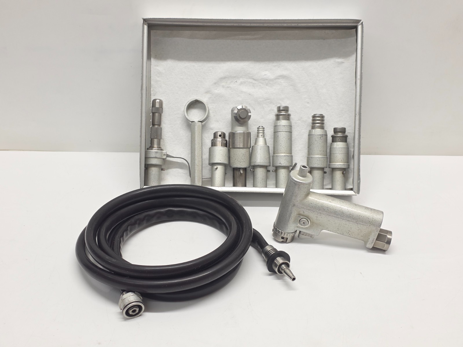 Surgical Drill 3M MAXI Driver Pneumatic Drill+Attachments Bits+Hose