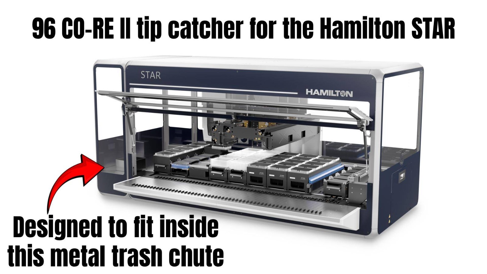 Hamilton STAR / STARlet 96-Tip Recovery Catcher – Tip Washing & Reuse Accessory