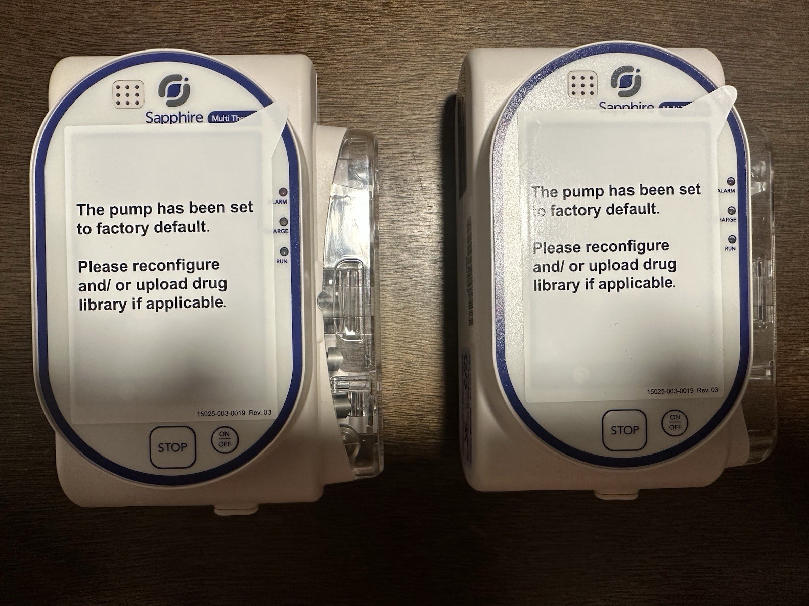 2X Q Core Sapphire Pumps 15032-000-0028 Pumps Only- No Charger – Last Cert 2023