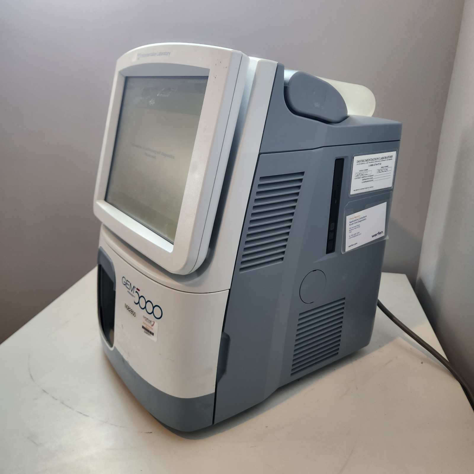 Instrumental Laboratory Gem Premier 5000 (untested as is)