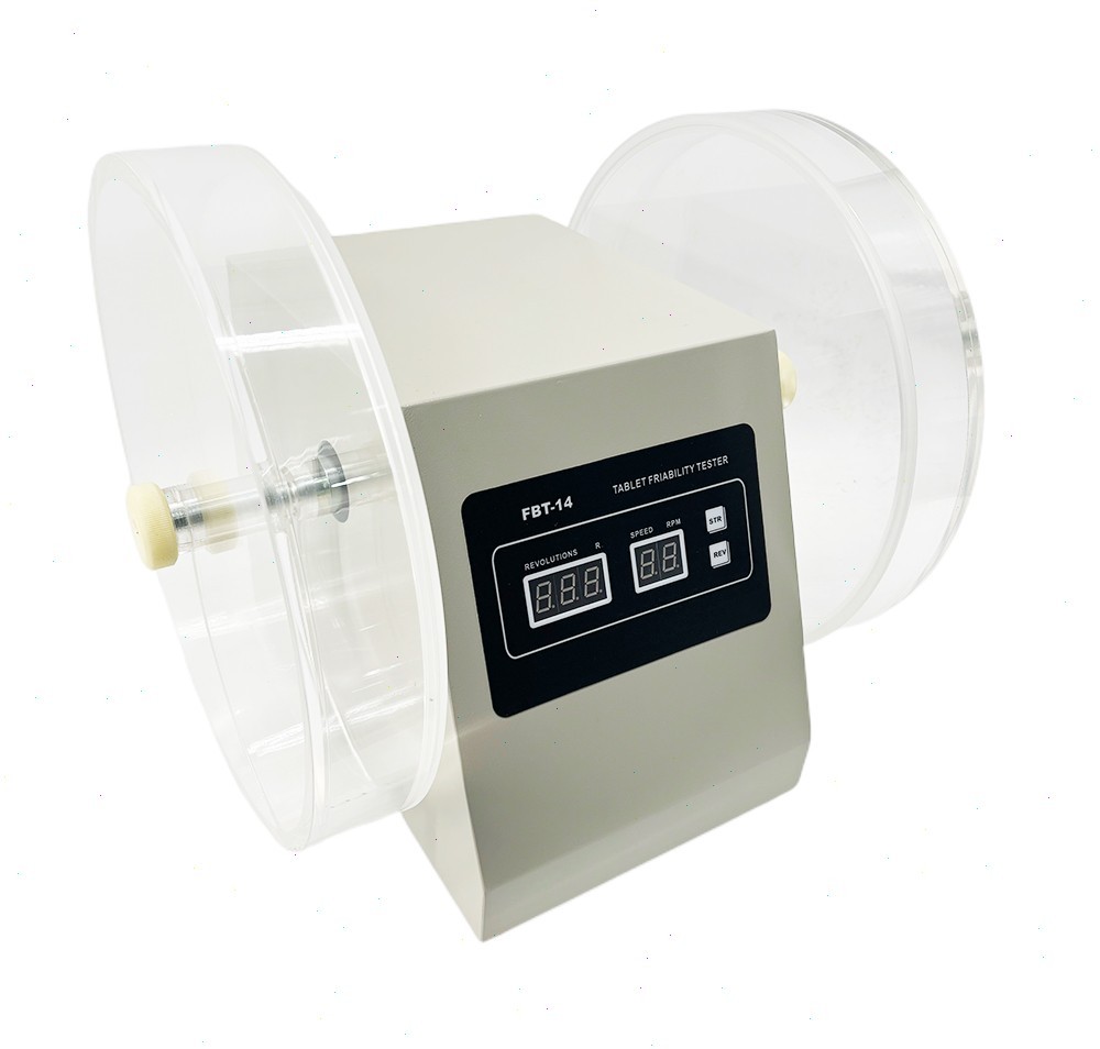 Friability Tester with Rotation Count (10～900)r Rotation Speed 25rpm for Tablets