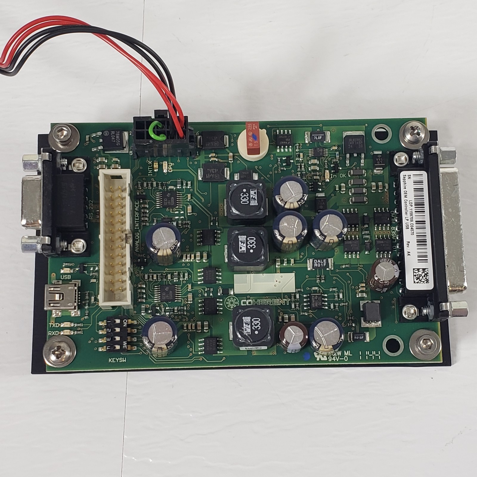 TESTED Coherent Sapphire 561-50 561nm 50mW CW OPSL Laser w/ Controller & PSU