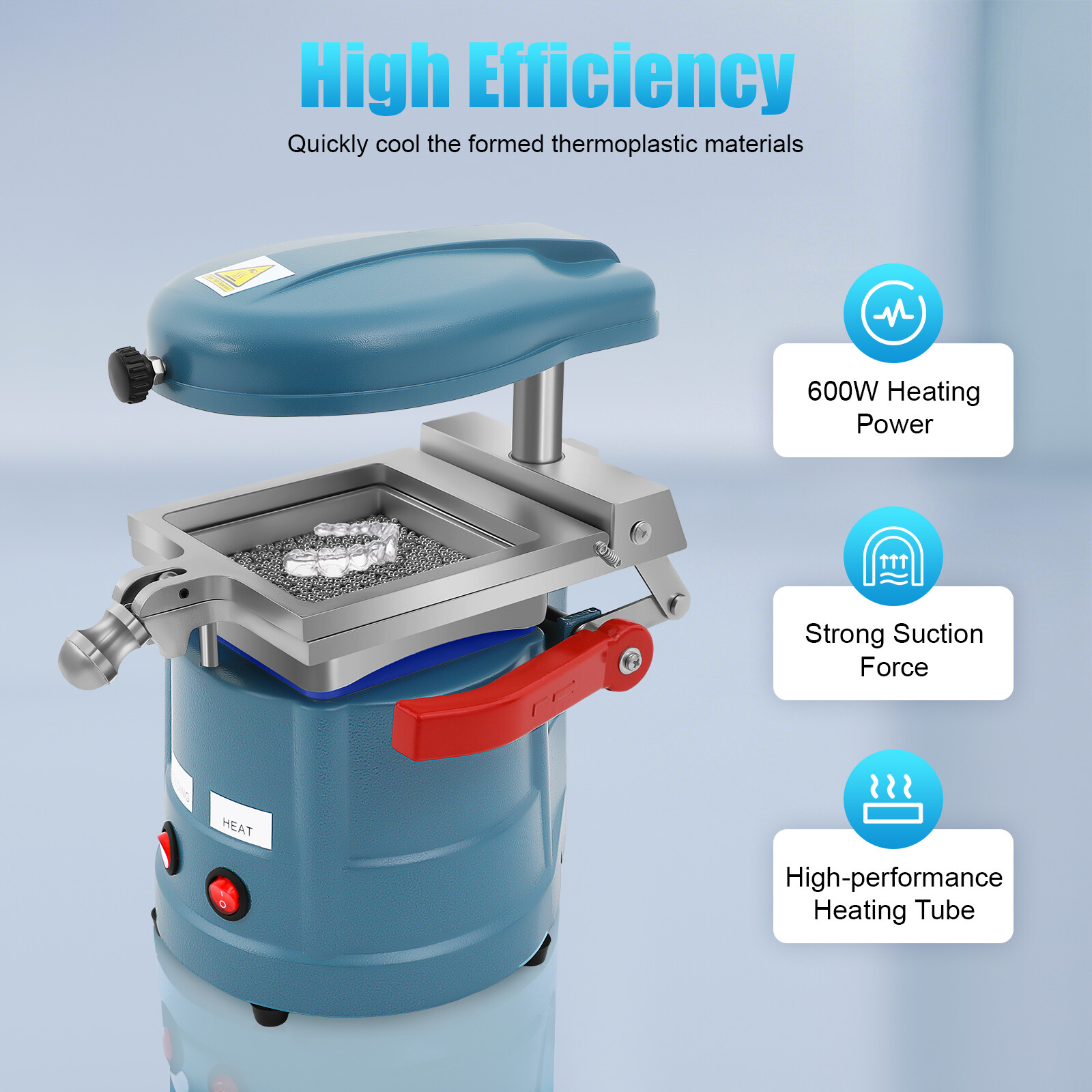 Dental Vacuum Molding Forming Machine Former Heat Thermoforming Lab Equipment.