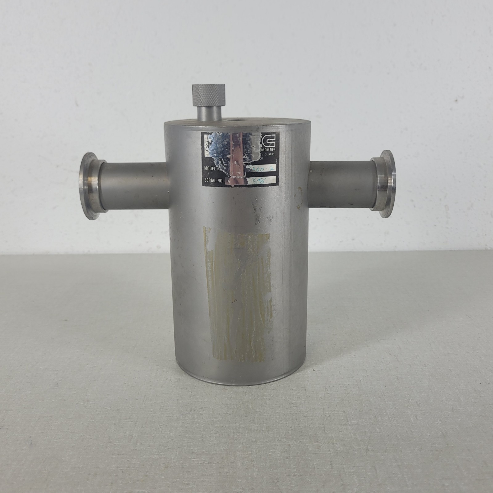 MDC KMST-150-2 Molecular Sieve Foreline Trap KF40 Stainless Steel Vacuum Pump