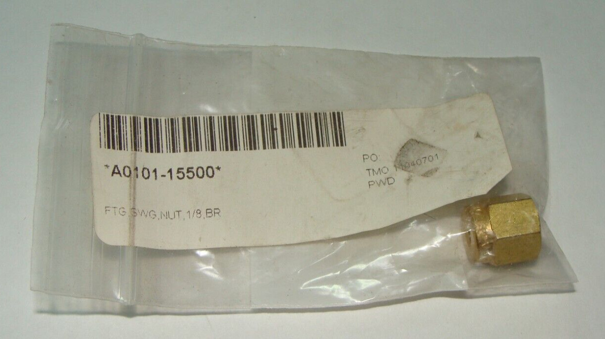 Thermo Scientific FTG SWG Nut 1/8 BR P/N A0101-15500