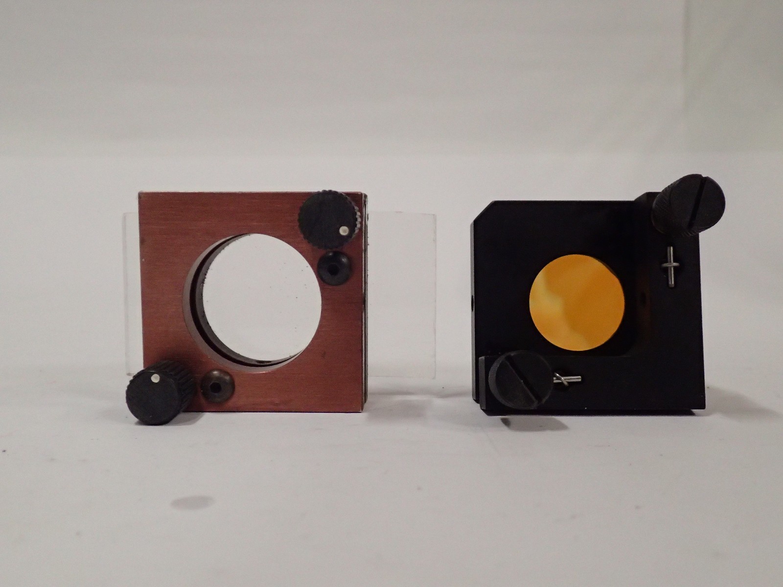 THORLABS AND UNBRANDED PRECISION KINEMATIC MIRROR MOUNTS LOT OF 5
