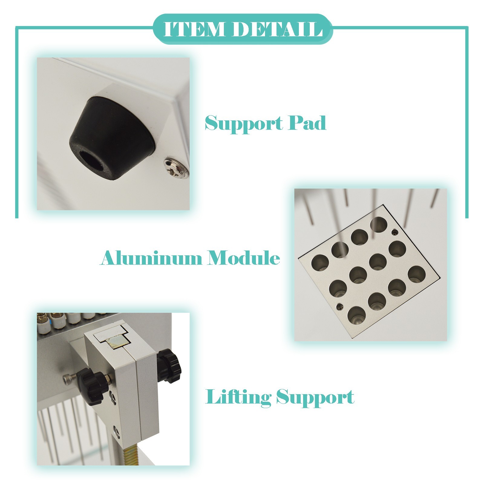 110V 12-Hole Dry-Type Termovap Sample Concentrator Φ0.63″ Dry Nitrogen Blower