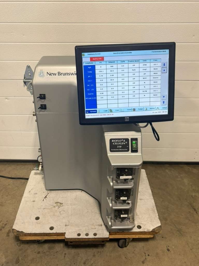 New Brunswick Scientific Bioflo & Celligen 310 Fermentor/Bioreactor M1287-1002