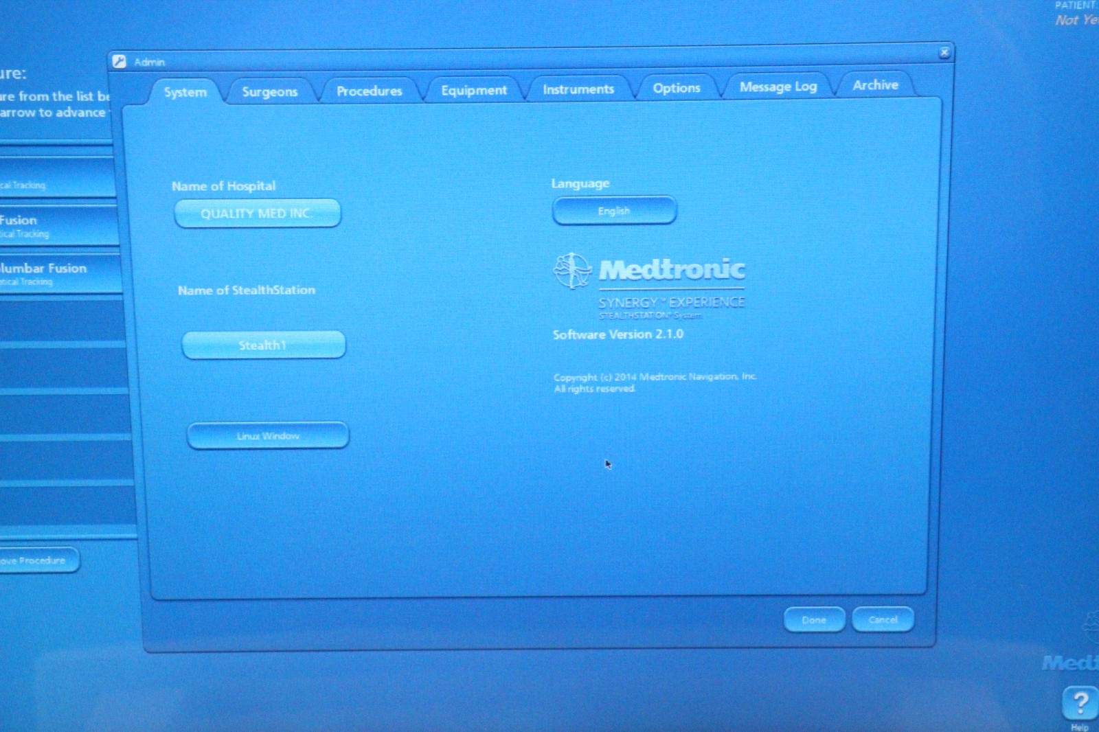 Medtronic StealthStation S7 Surgical Navigation System with Instruments Tested