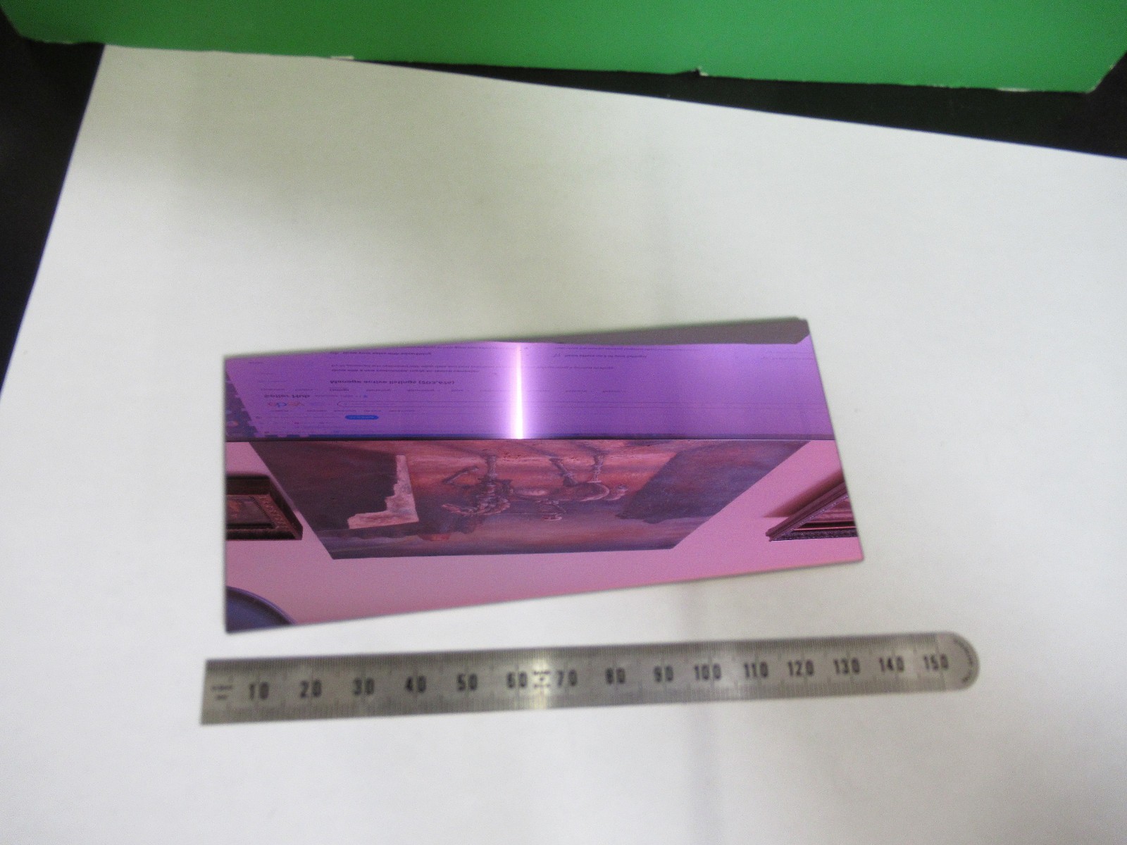 OPTICAL SILICON METAL LENS PLATE INFRARED PRO LASER OPTICS AS PICTURED 98-A-05