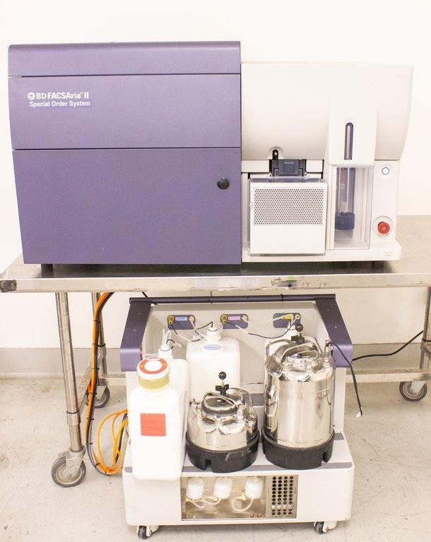 BD Biosciences FACSAria II Cell Sorter Fluorescence Sensitivity Mul (3320306099)