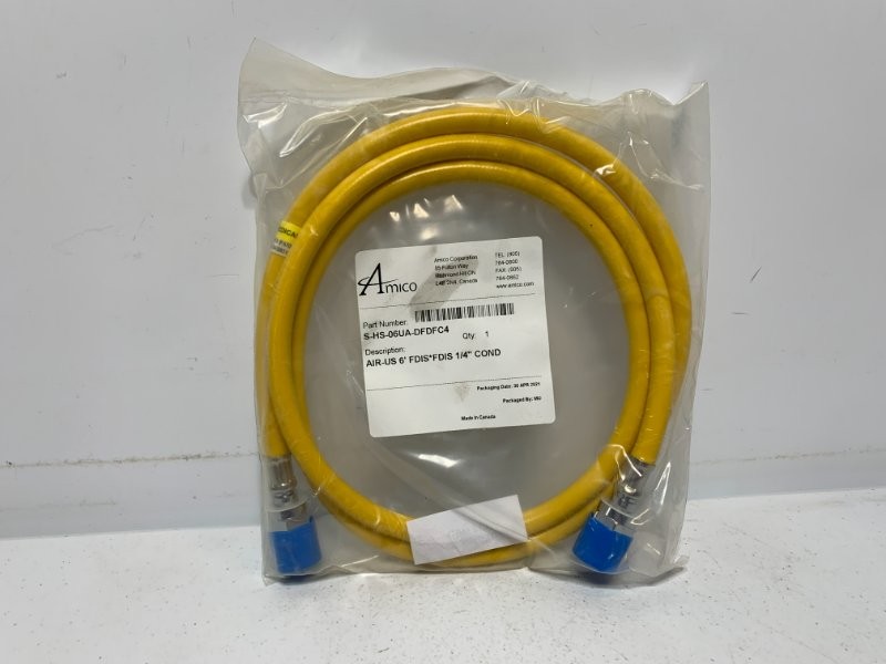 Amico S-HS-06UA-DFDFC4 Medical Hose 6′ 1/4″ Cond