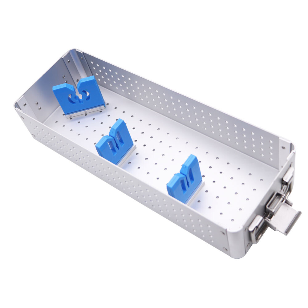 Aluminum alloy sterilization box Intervertebral foraminal endoscope box Screwbox