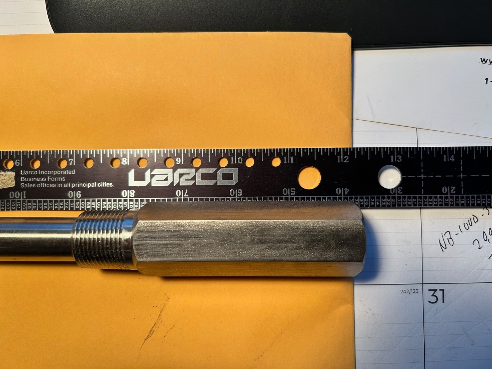 Omega 12″ Total 304SS TEMP PROBE SENSOR WELL 1/2″  1″ NPT (see description)