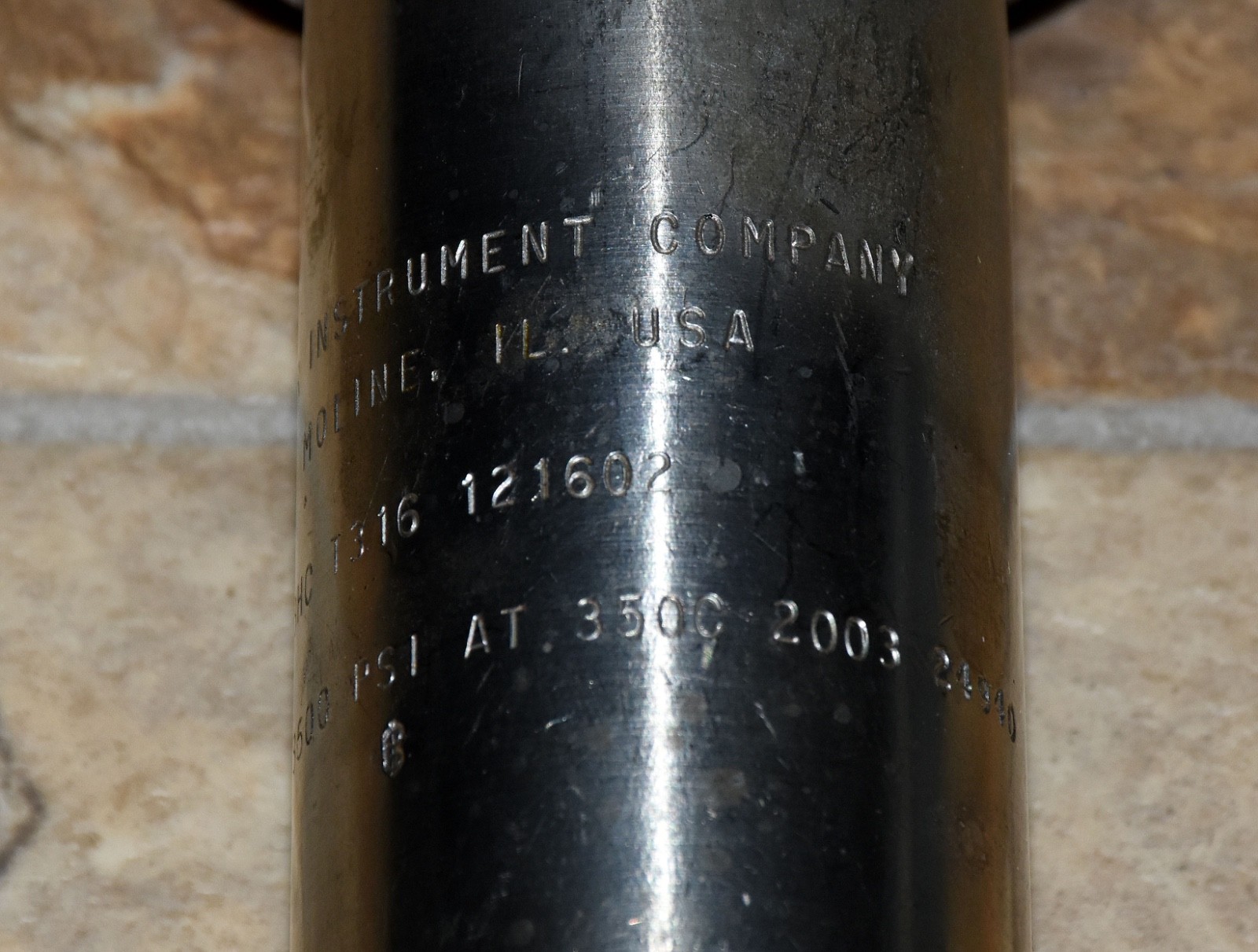 Parr 4740 75mL HP/HT Pressure Vessel A1828HC T316 8500 PSI Untested