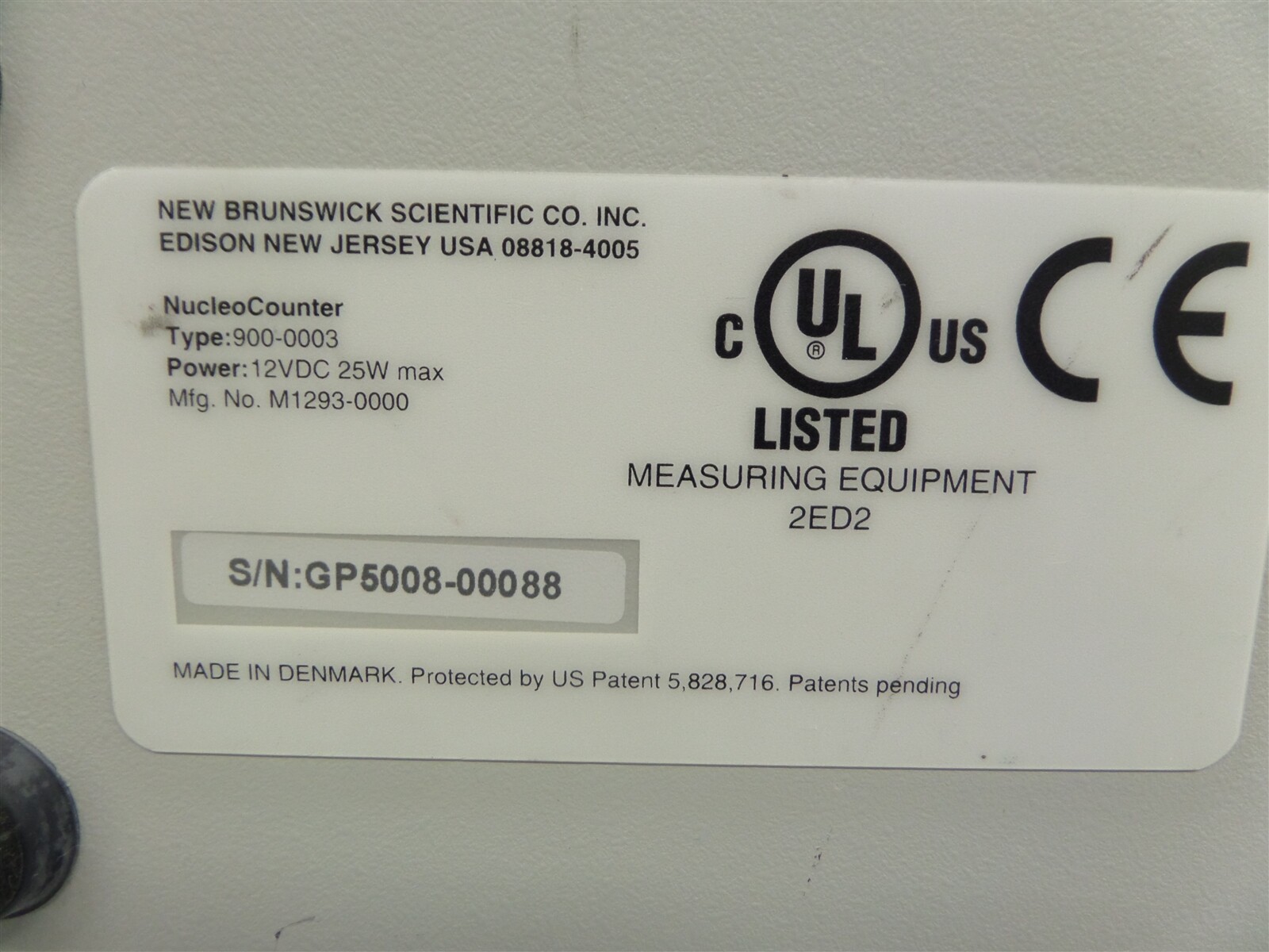 New Brunswick Scientific 900-0003 NucleoCounter Automated Cell Colony Counter