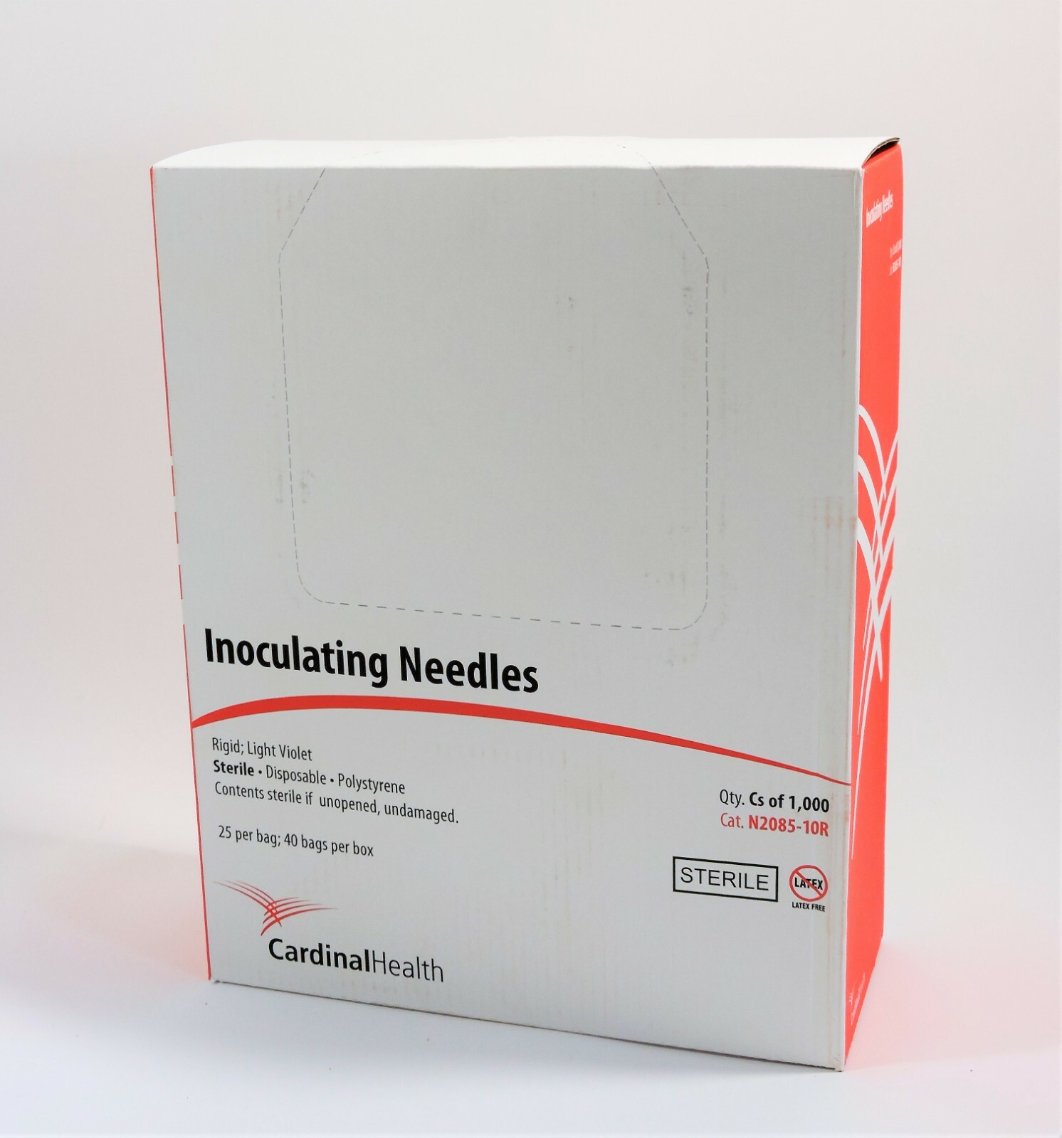 Cardinal Health Inoculating Needles N2085-10R Rigid Light Violet 10μL 1000/BX