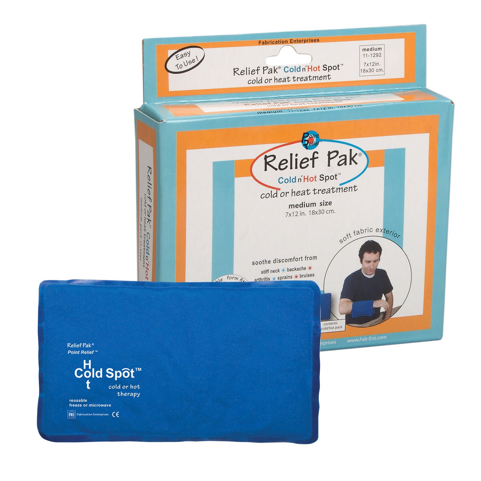 Relief Pak Cold n’ Hot SensaFlex Compress Hot / Cold Pack, 7 x 12 Inch (Each)