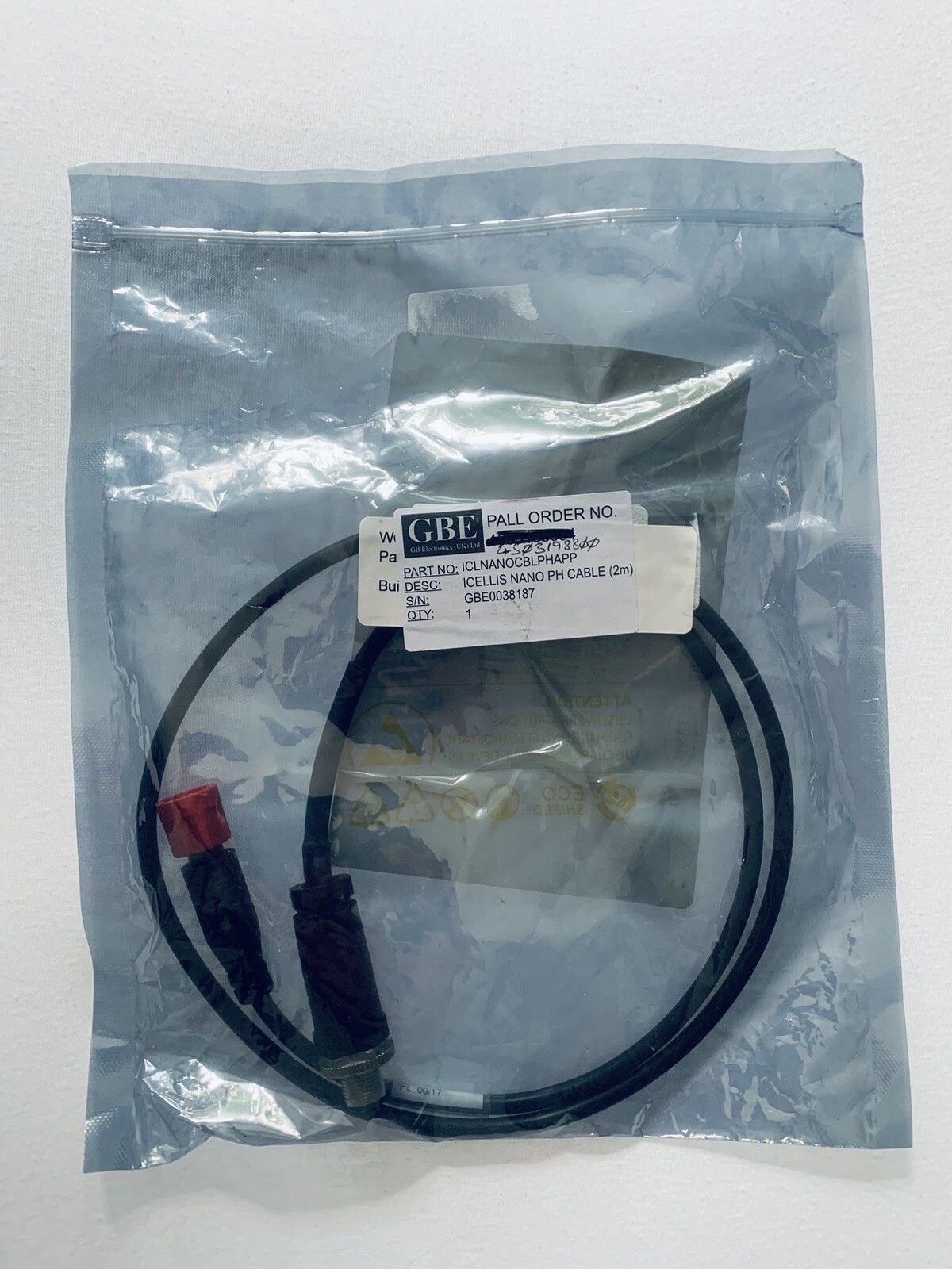 Pall Corporation ~ ICLNANOCBLPHAPP ~ Mettler Toledo 59902167 ~ Gbe0034326 ~ 1m
