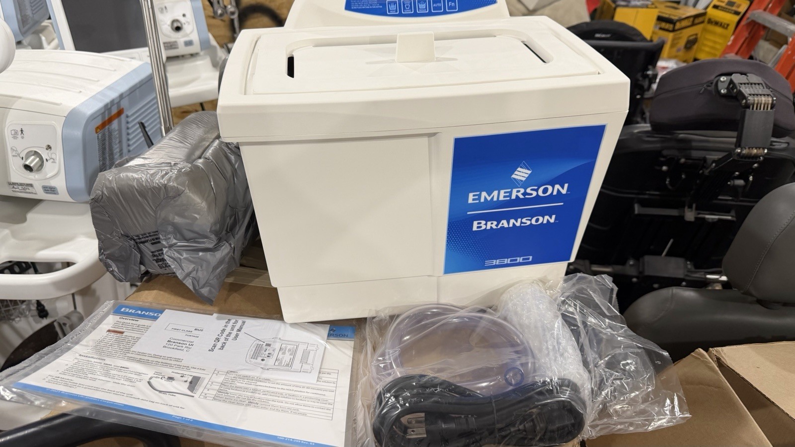 Emerson Branson CPX3800H Ultrasonic Bath, 1.5 Gal, New In Box