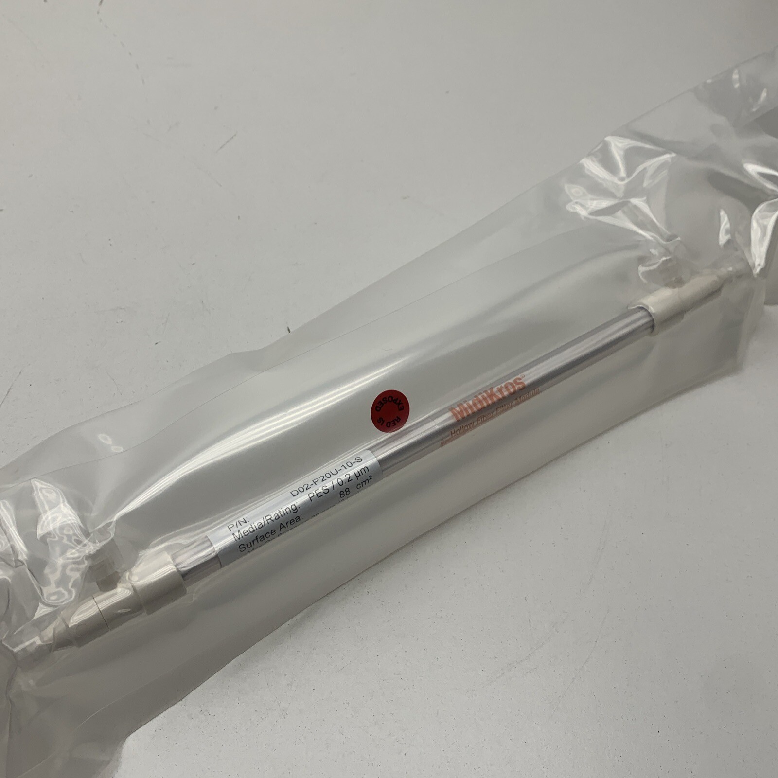 Repligen D02-P2OU-10-S Midikros Hollow Fiber Filter Module 20cm 0.2um PES