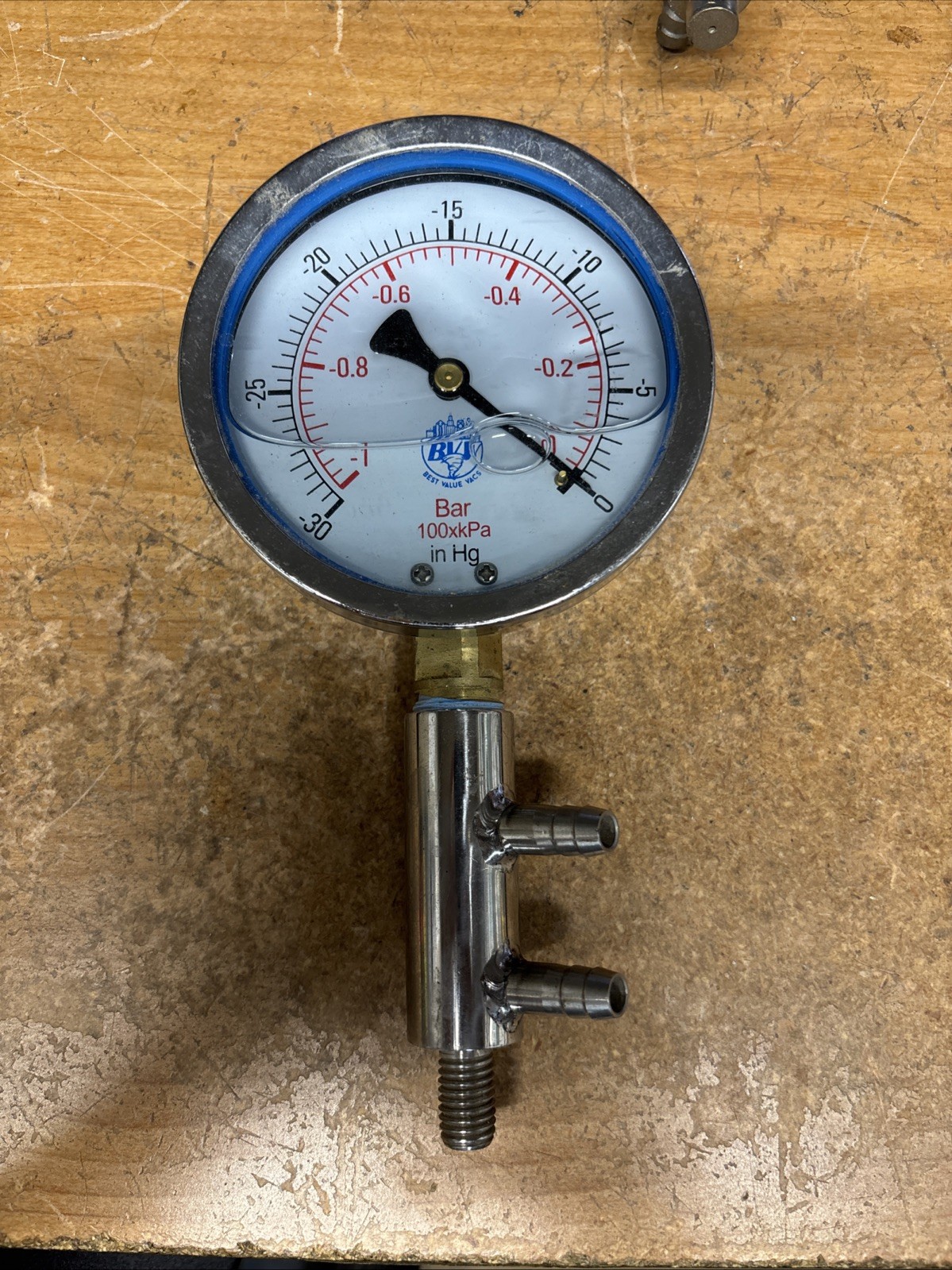 BVV Best Value Vacs Rotary Evaporator Reactor Vacuum Gauge Manifold