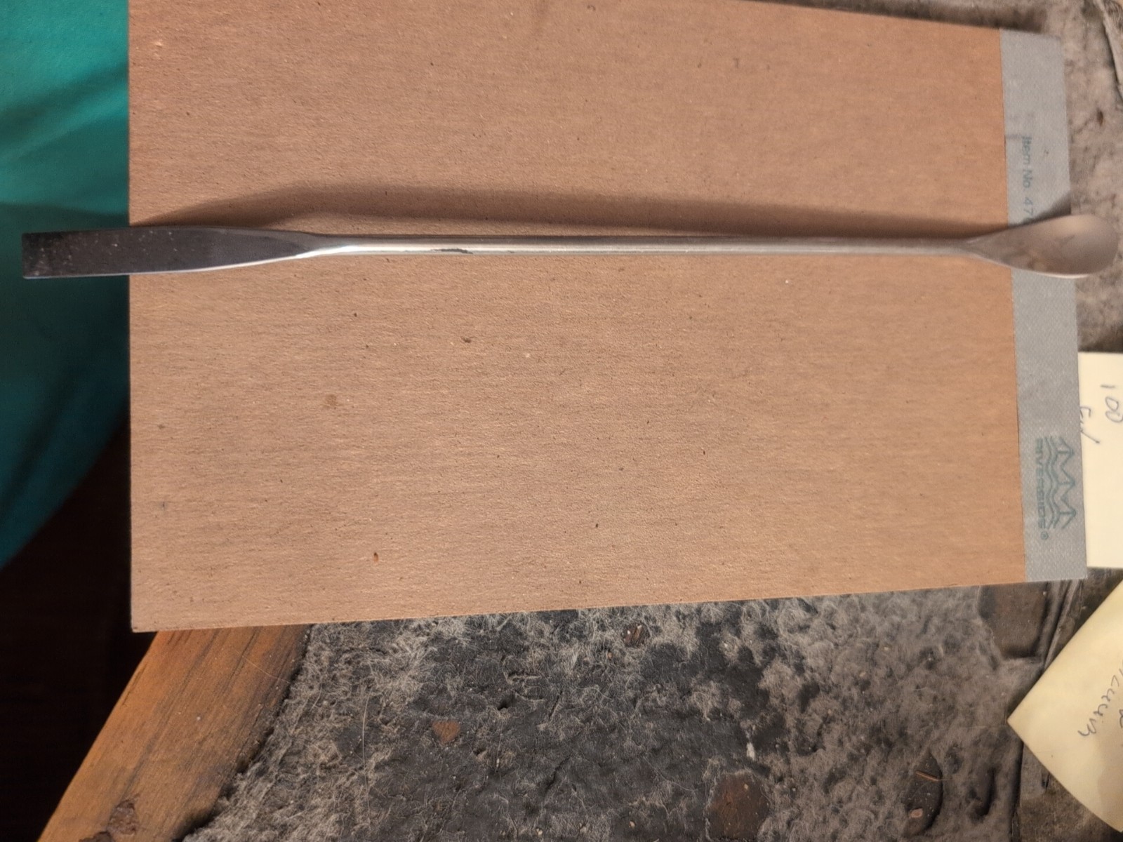 Unbranded Scientific Measuring Spoon 12 Inches Long Stainless Steel