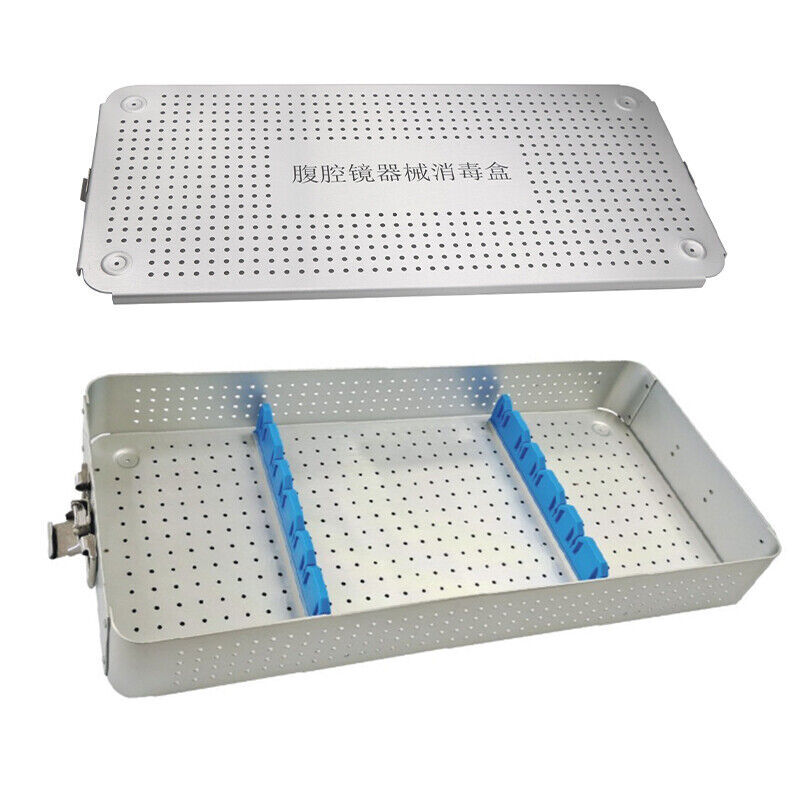 Laparoscopic Instruments Sterilization Casette Tray Case Aluminum Storage Box