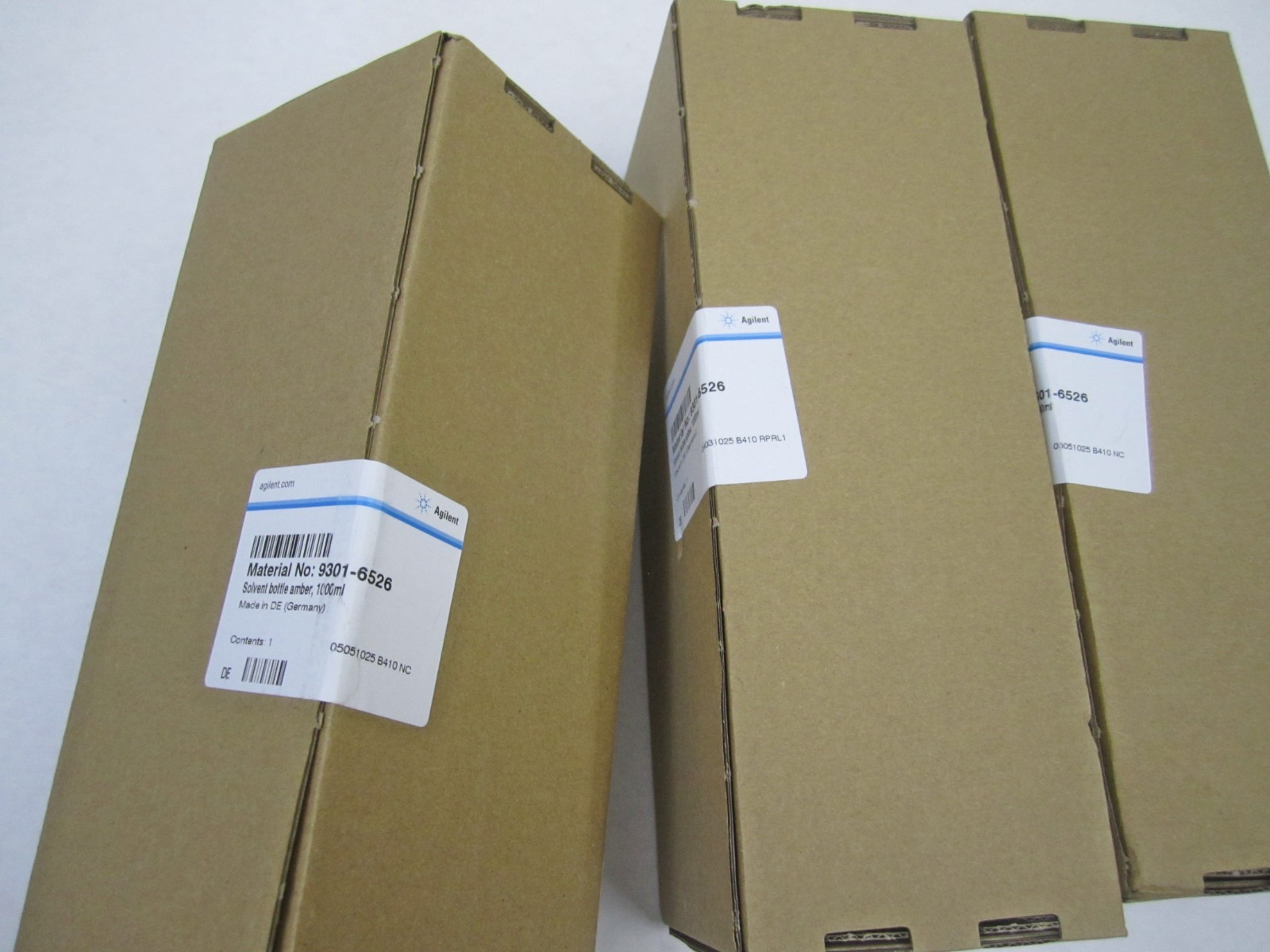 Agilent 9301-6526 (3PCS) Amber Solvent Bottles 1000 mL SEALED – FAST SHIPPING