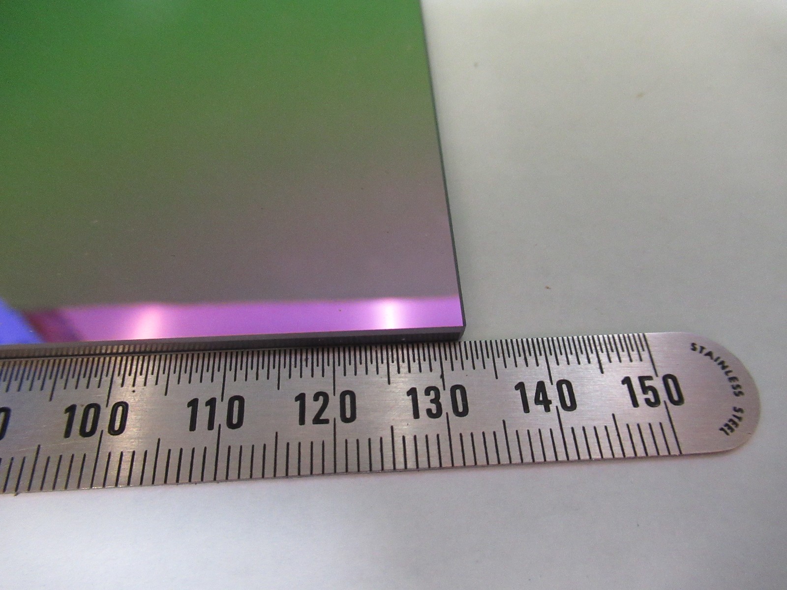 OPTICAL SILICON METAL LENS PLATE INFRARED PRO LASER OPTICS AS PICTURED 98-A-05