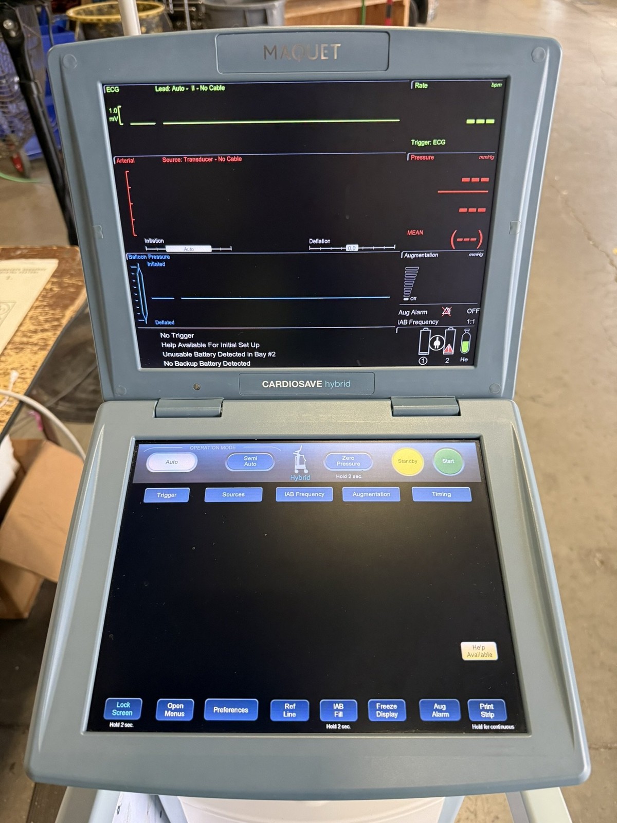 Maquet CARDIOSAVE Hybrid IABP Intra-Aortic Balloon Pump 0998-00-0800-53 – READ