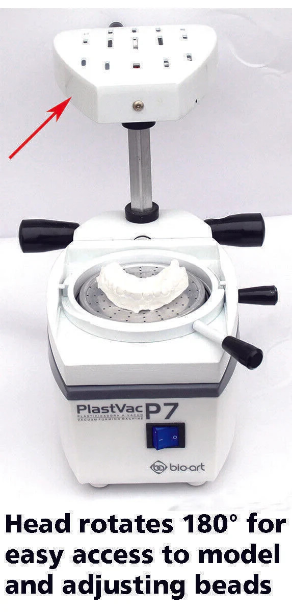 BIOART Dental Lab Vacuum Forming Machine PLASTVAC-P7 Made in Brazil 1400W 110V